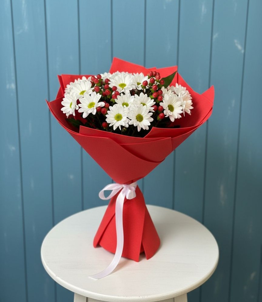 Букет цветов из: Хризантемы в Новоизобильном