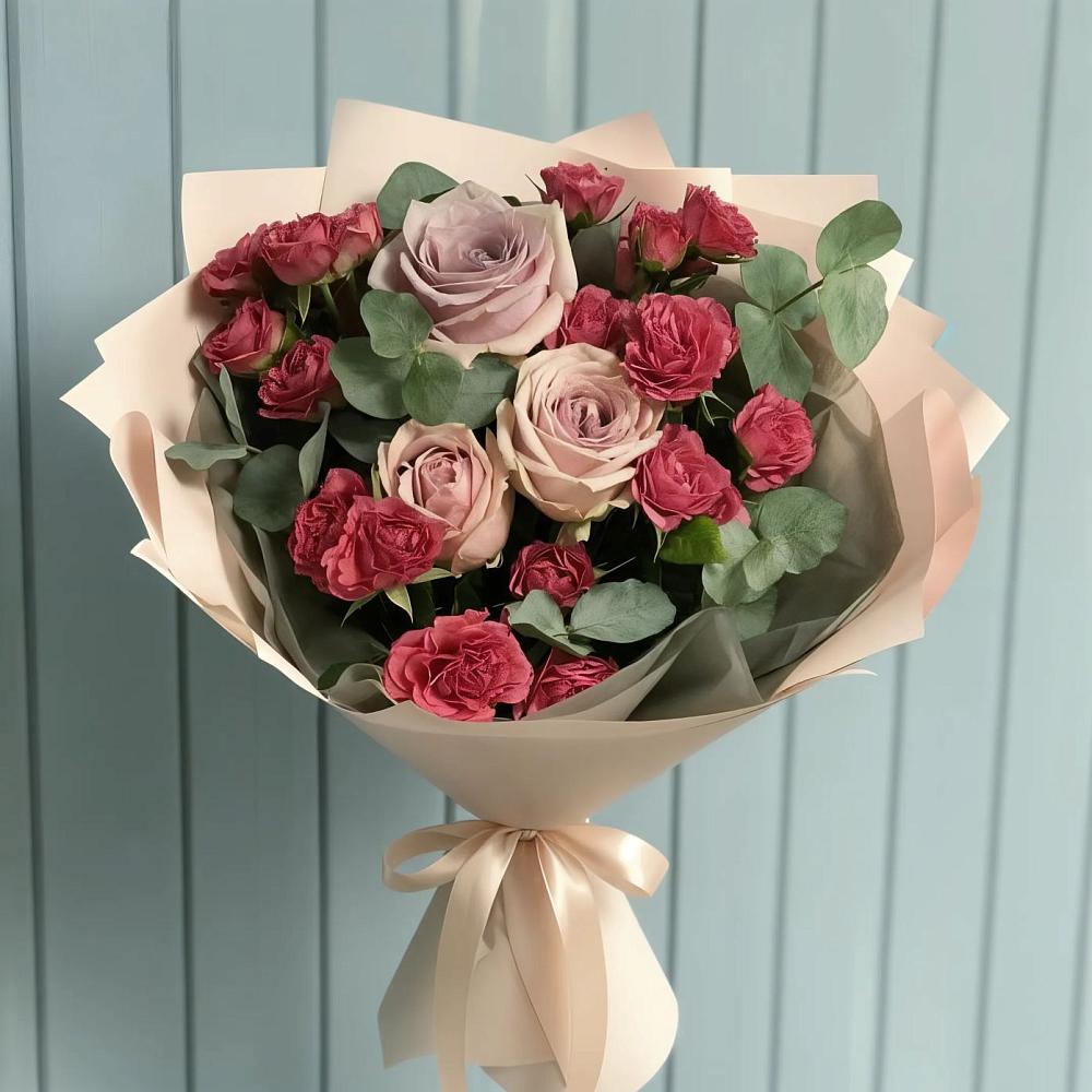 Букет цветов из: Гвоздики и Розы в Новоизобильном