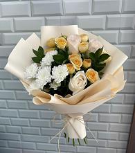 Букет цветов из:  Розы и Хризантемы в Новоизобильном