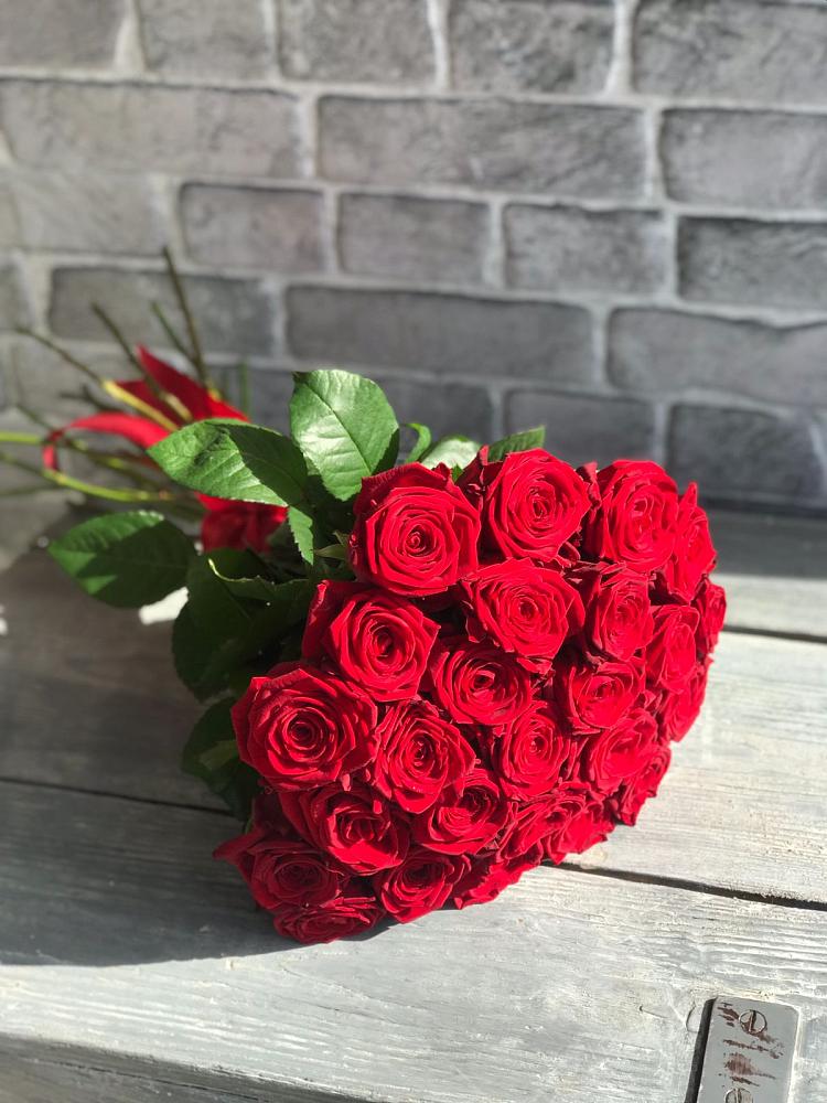 Букет Красные розы Фридом в Новоизобильном