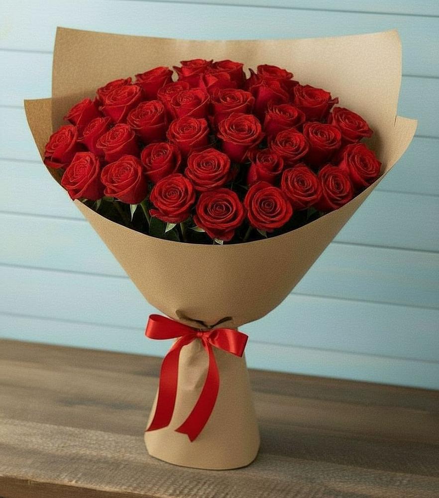 Букет Красные розы Милано в Новоизобильном