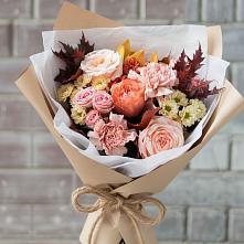 Букет цветов из:  Гвоздики, Хризантемы и Розы в Новоизобильном