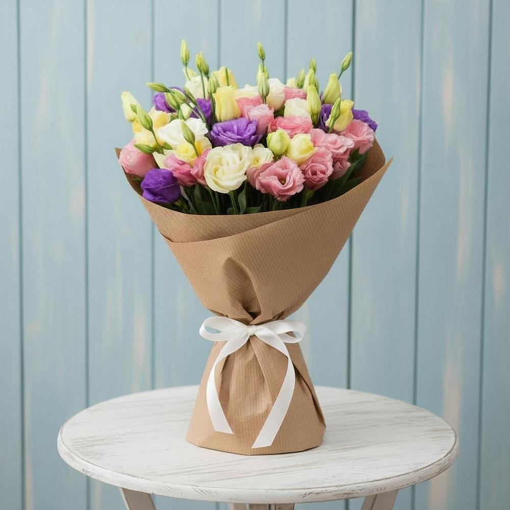 Букет цветов из: Лизиантусы в Новоизобильном