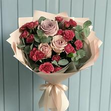 Букет цветов из:  Гвоздики и Розы в Новоизобильном