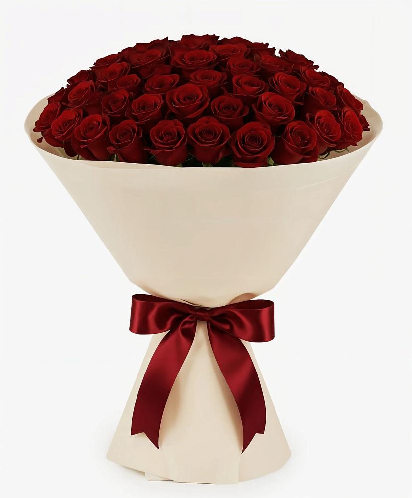 Букет 101 Бордовая роза Блэк Бакарра в Новоизобильном