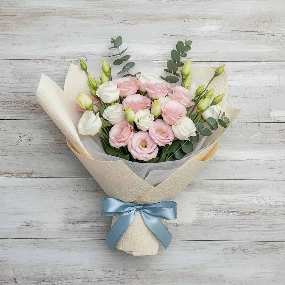 Букет цветов из: Лизиантусы в Новоизобильном